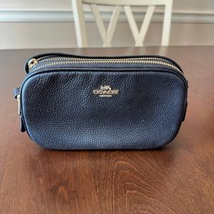 Coach Leather Mini Crossbody Handbag